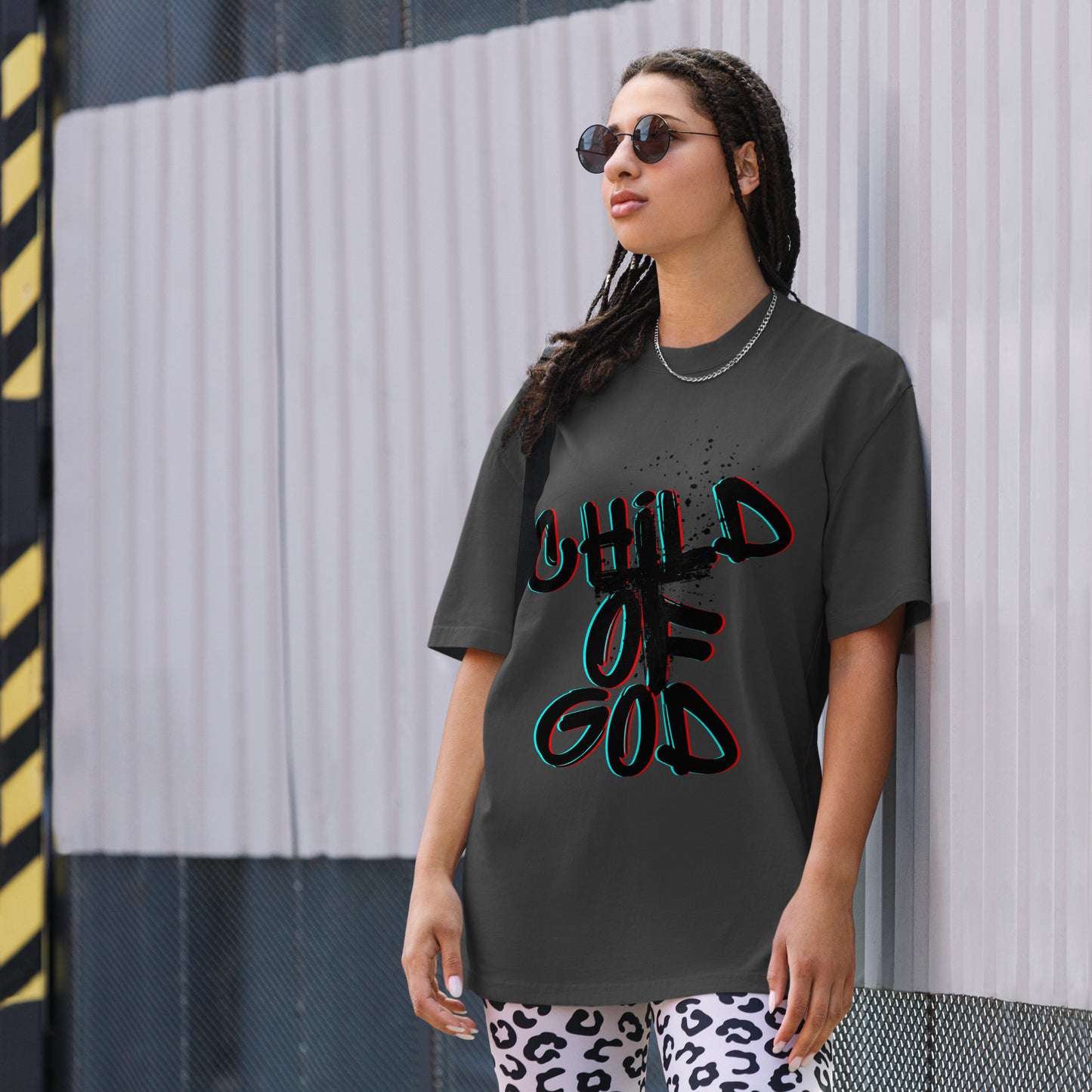 "Child of God" Oversized Faded T-Shirt