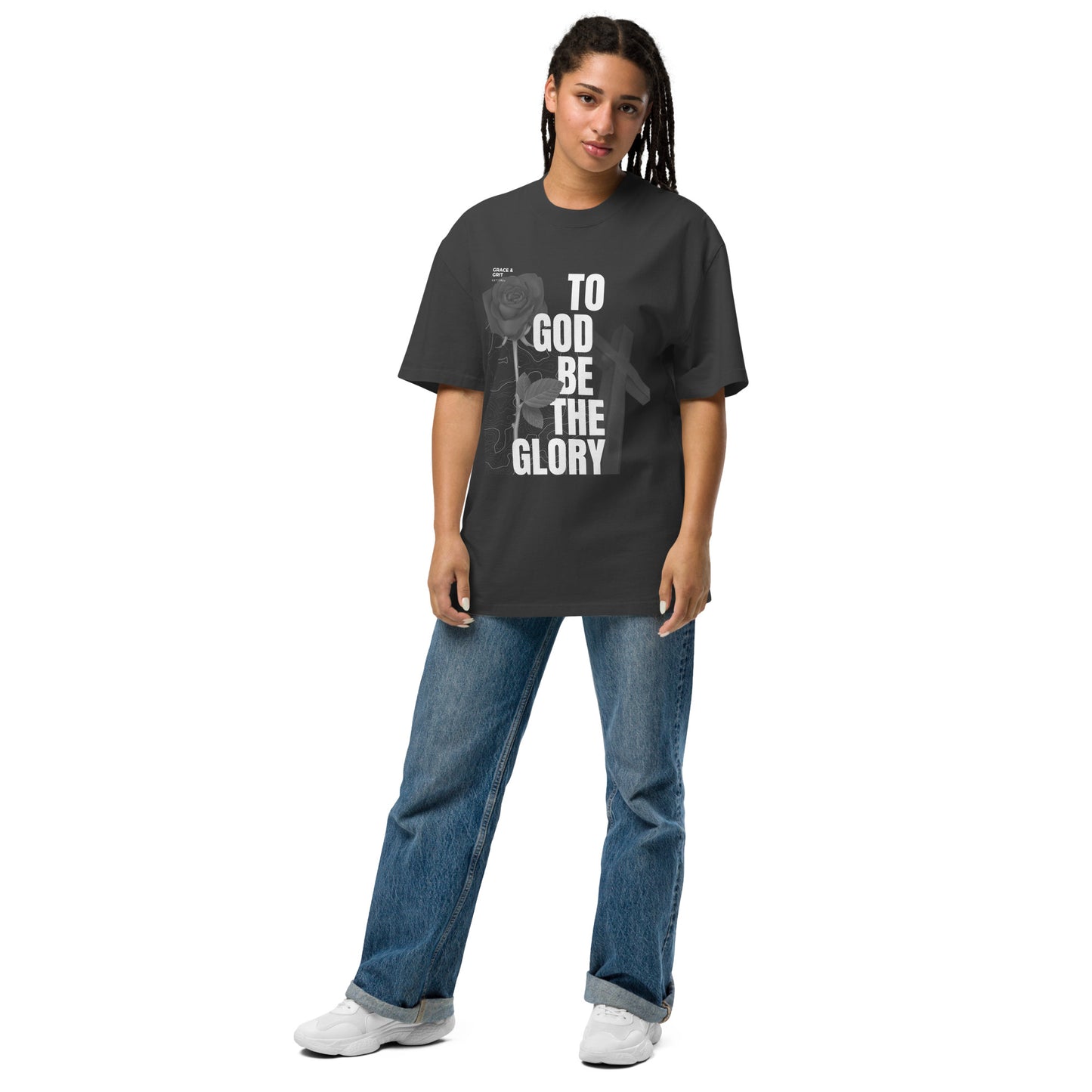 “To God be the Glory” faded t-shirt