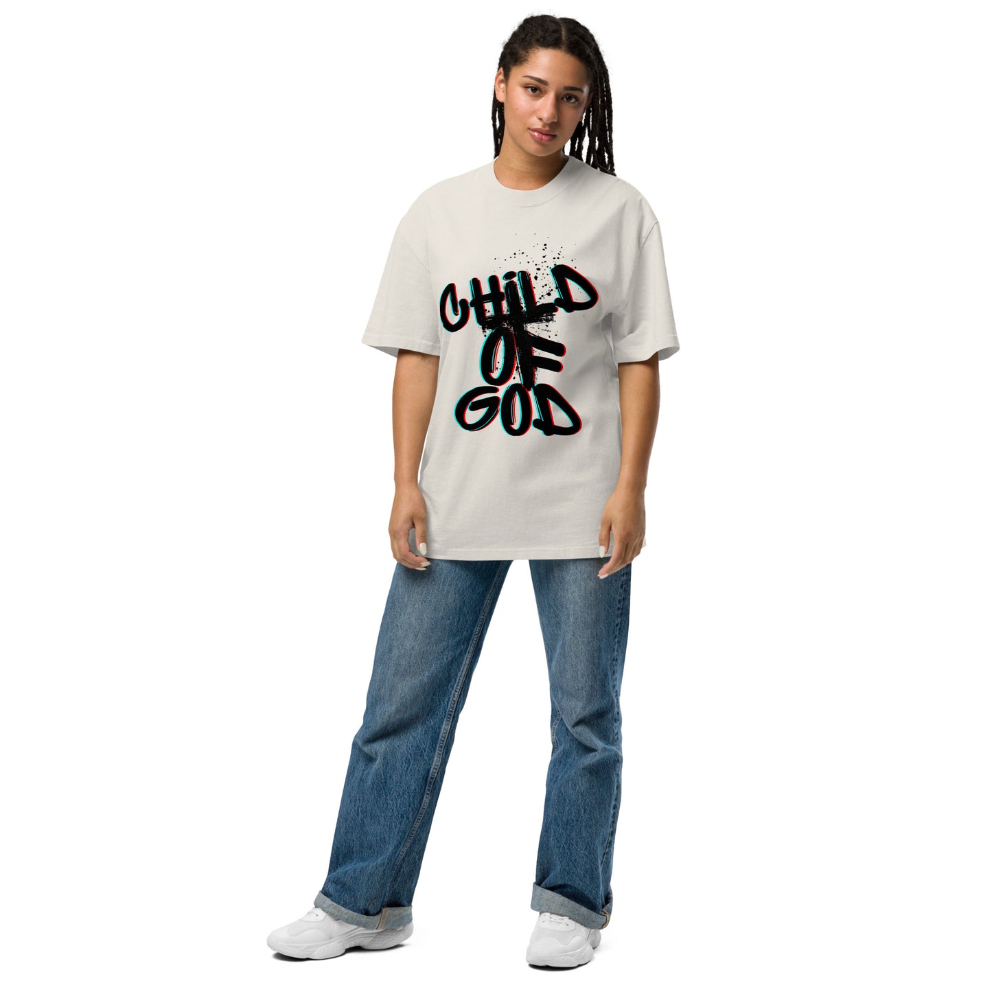 "Child of God" Oversized Faded T-Shirt