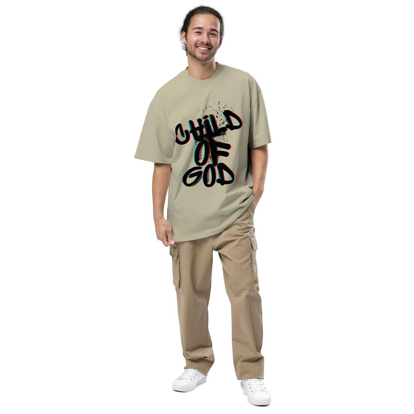 "Child of God" Oversized Faded T-Shirt